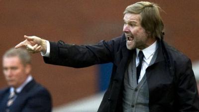 Falkirk manager Steven Pressley