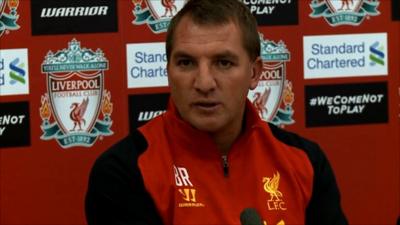 Liverpool manager Brendan Rodgers