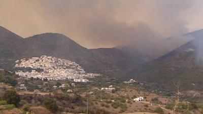 Fires in Spain