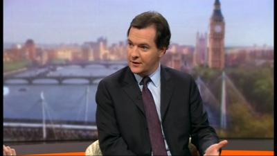 Chancellor George Osborne