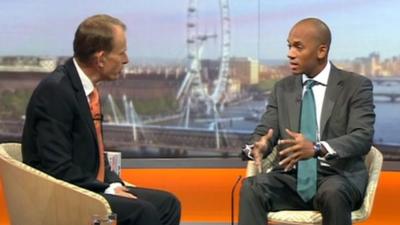 Andrew Marr and Chuka Umunna