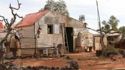 Abandoned mining village