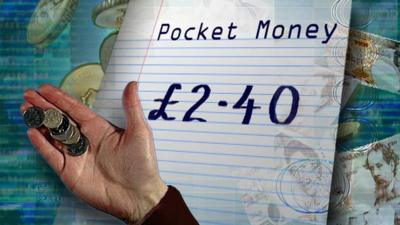 Pocket money graphic