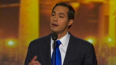 Julian Castro at the Democratic National Convention