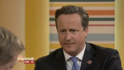 David Cameron on ITV Daybreak