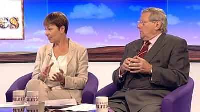 Caroline Lucas and Brian Binley