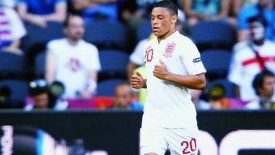 England's Alex Oxlade-Chamberlain