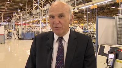 Business Secretary Vince Cable