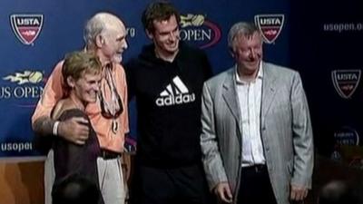 Andy and Judy Murray are joined by Sean Connery and Sir Alex Ferguson