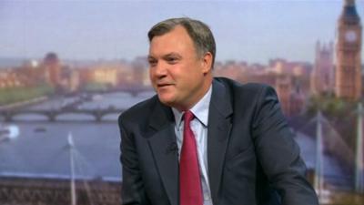 Shadow chancellor Ed Balls