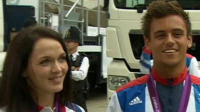 Victoria Pendleton and Tom Daley