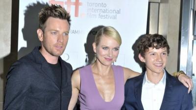 Ewan McGregor, Naomi Watts and Tom Holland