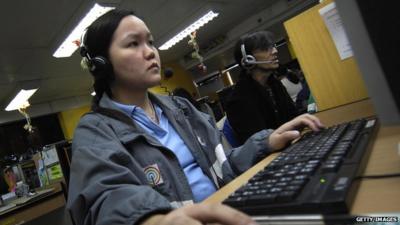 Philippines outsourcing worker