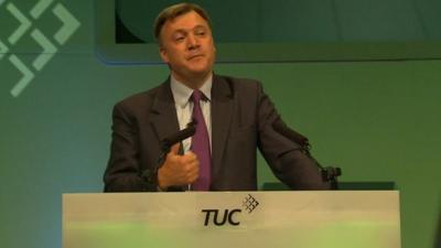 Shadow chancellor Ed Balls