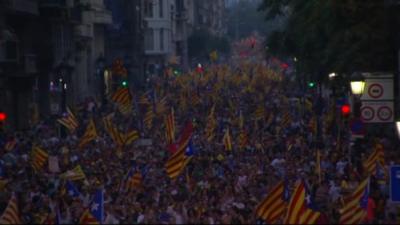 Catalan independence rally