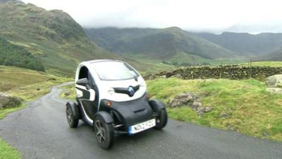 Car in Lake District