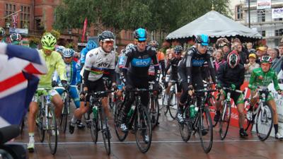 Start of stage four of Tour of Britain