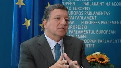 EU Commission President Jose Manuel Barroso