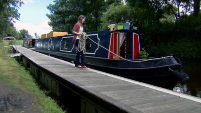 Boat on a canal