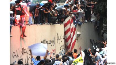 US Embassy under attack in Cairo