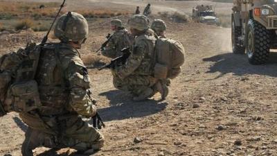 British soldiers in Nahr-e Saraj district of Helmand province, Afghanistan