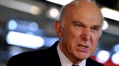 Business Secretary Vince Cable