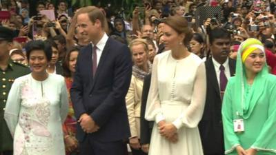 The Duke and Duchess of Cambridge on tour in Malaysia