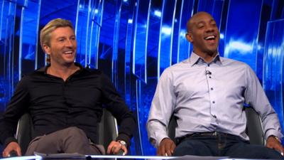 Robbie Savage and Dion Dublin