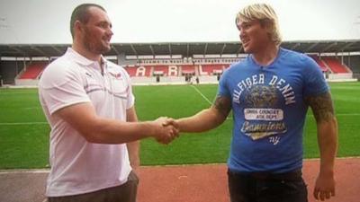 Ken Owens and Richard Hibbard