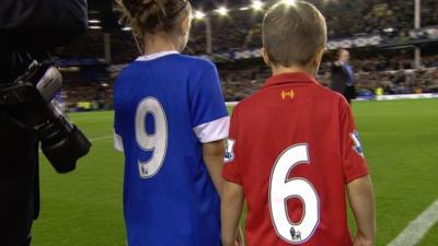 Everton's tribute to Hillsborough families