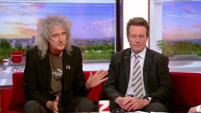 Brian May and Adam Quinney