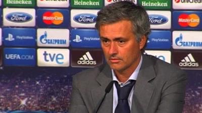 Real Madrid manager Jose Mourinho