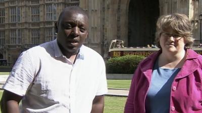 Garth Crooks and Therese Coffey