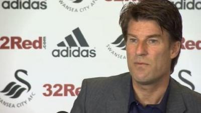 Swansea City manager Michael Laudrup