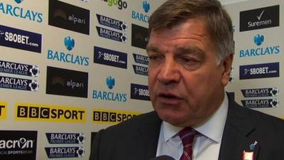 West Ham boss Sam Allardyce