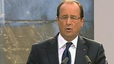 French President Francois Hollande