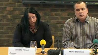 Danielle Wilson and Martin Stammers