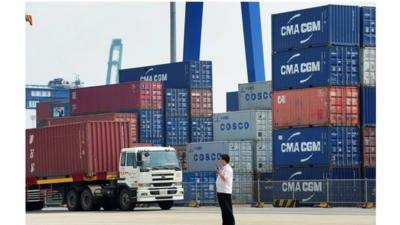 Tianjin Port in China