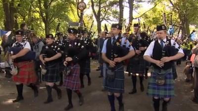 Scottish marchers