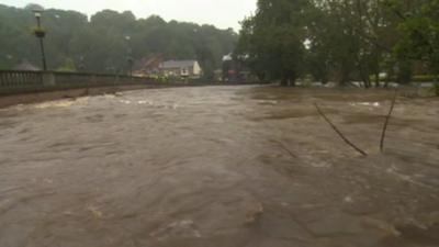 Flooding in Morpeth