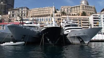 Superyachts in Monaco