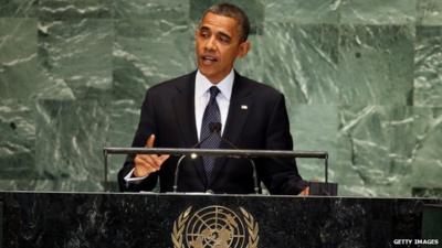 Barack Obama addresses UN General Assembly