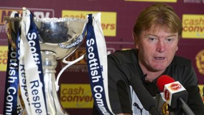 Motherwell manager Stuart McCall