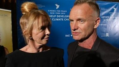 Trudie Styler and Sting