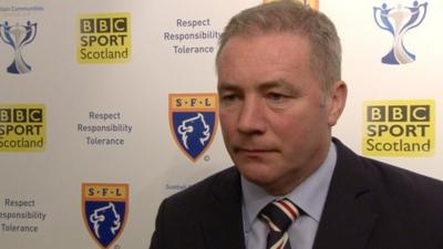 Rangers boss Ally McCoist