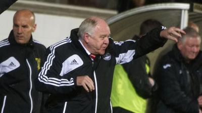 Aberdeen manager Craig Brown