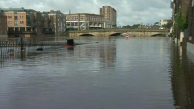 Flooding in York