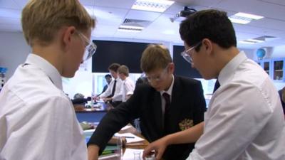 Pupils at City of London School