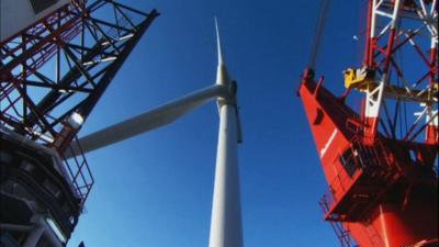 Construction of Sheringham Shoal windfarm