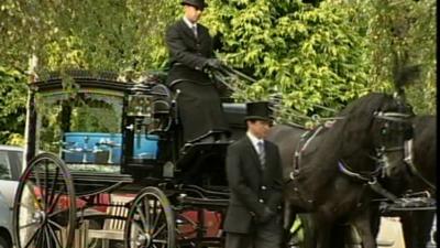 Jay Whiston's funeral